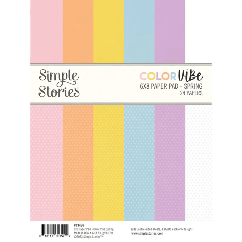 Simple Stories - Color Vibe Spring Paper Pad 6x8"