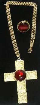 Sint kruis/ketting + ring