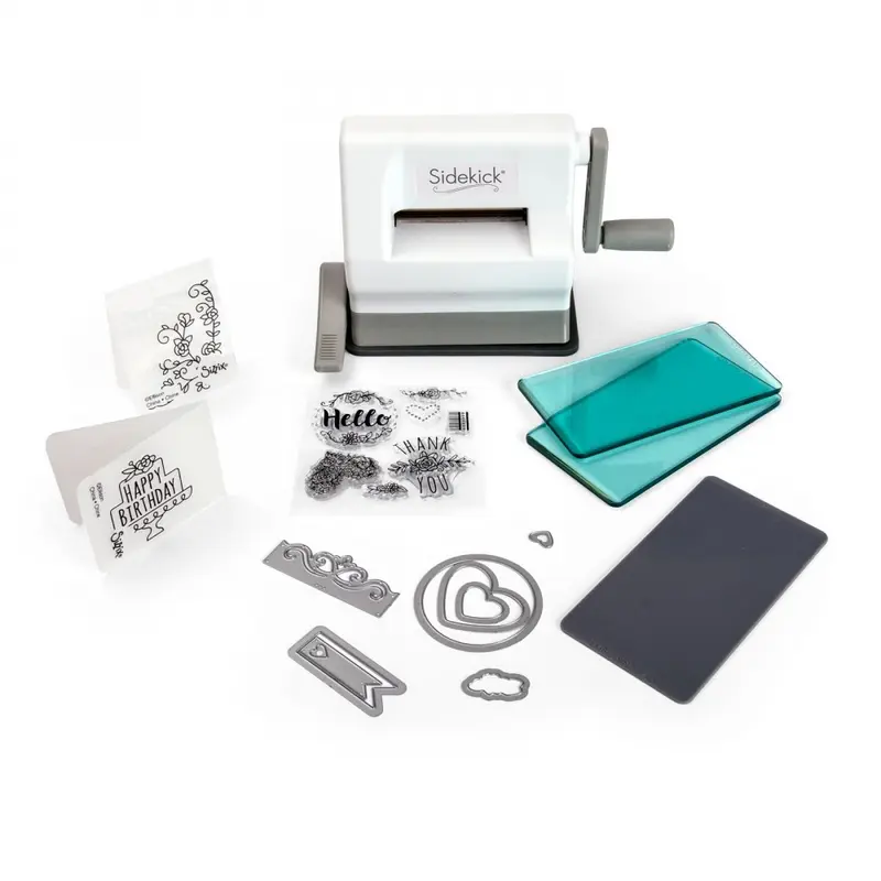 Sizzix - Sidekick Machine Starter Kit White & Gray