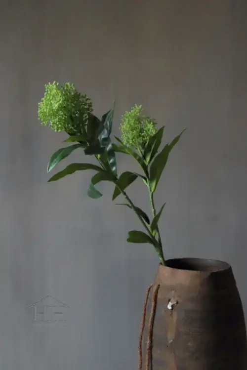 Skimmia kunstbloem groen - 72 cm