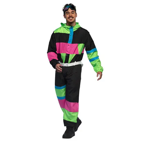 Skipak 80s dude mt. S (incl. skibril en riem)