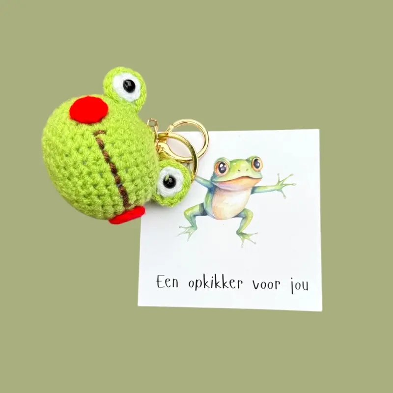 Sleutelhanger gehaakt opkikker