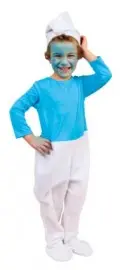 Smurf 5-7 jaar mt. 116