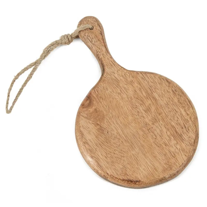 Snijplankje rond met touw