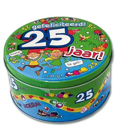 Snoeptrommel 25 jaar