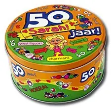 Snoeptrommel 50 jaar Sarah