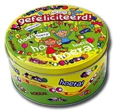 Snoeptrommel Gefeliciteerd!