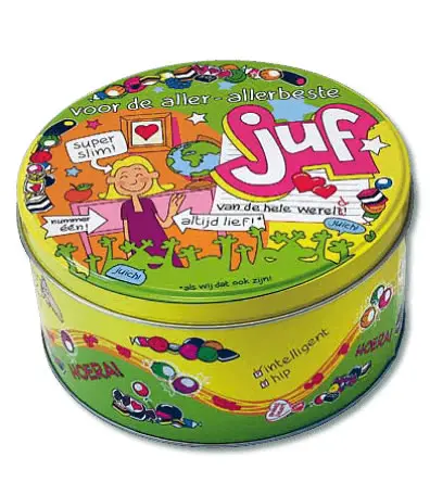 Snoeptrommel Juf
