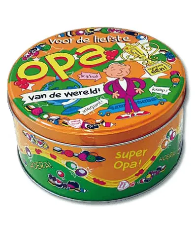 Snoeptrommel Opa