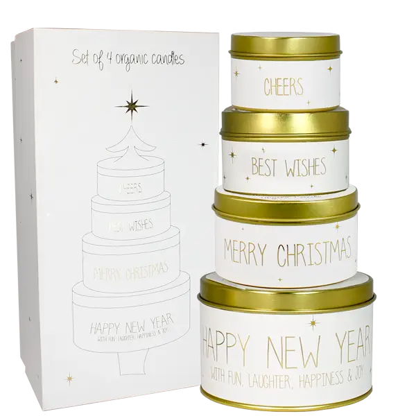 SOJAKAARS WH - 4 KAARSEN IN LUXE GIFTBOX - WINTER GLOW