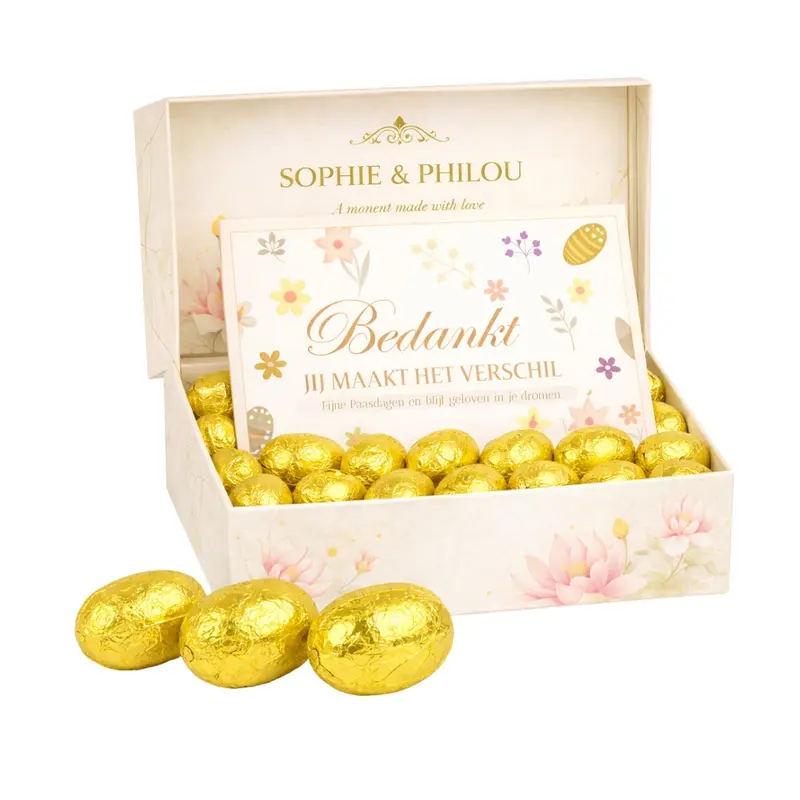 Sophie & Philou Little Easter Delights Luxe Paaseitjes Geel | Melk