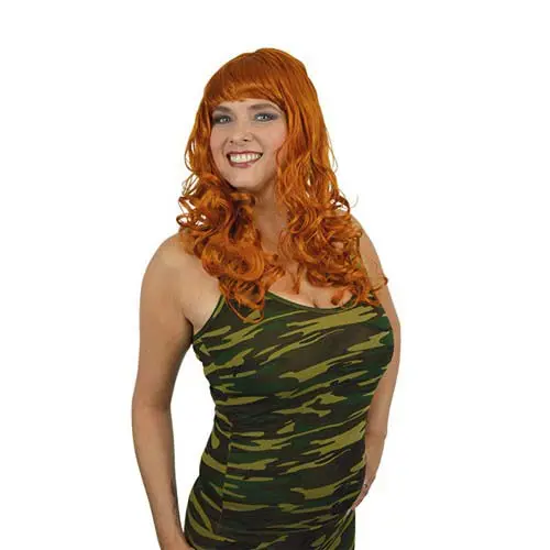 Spaghetti topje Camouflage mt. S/M