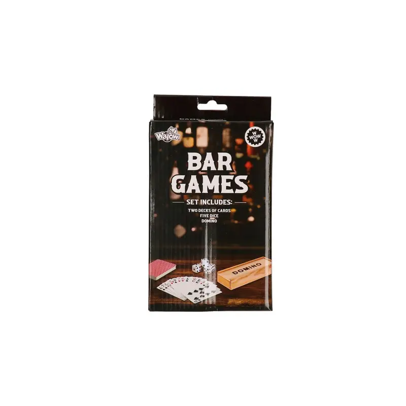 Spel Bar games speelkaarten dobbelstenen domino
