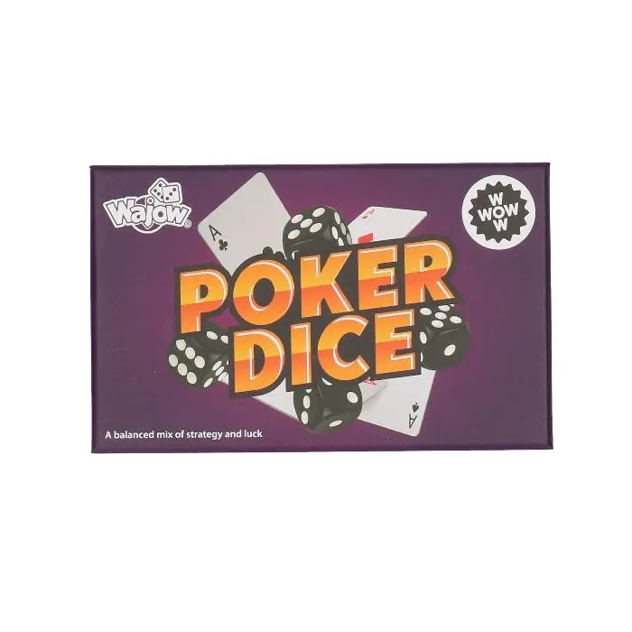 Spel dobbelstenen poker set