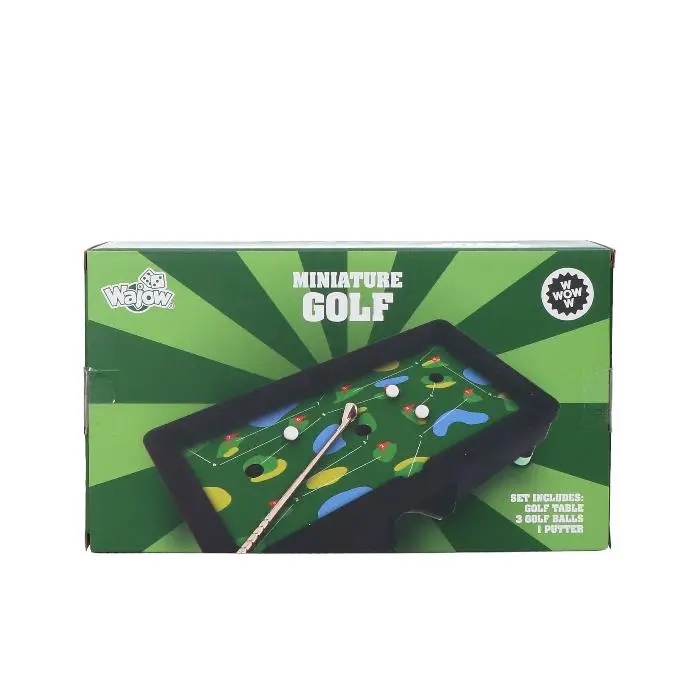 Spel miniature golf groen