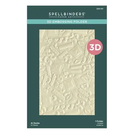 Spellbinders - Al Dente 3D Embossing Folder