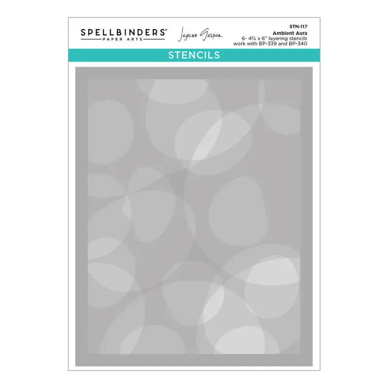 Spellbinders - All My Senses Stencils Ambient Aura (2pcs)
