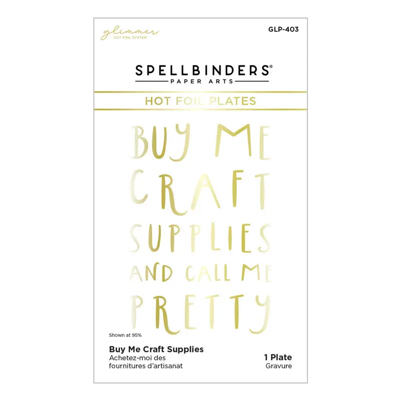 Spellbinders - Buy Me Craft Supplies Glimmer Hot Foil Plate