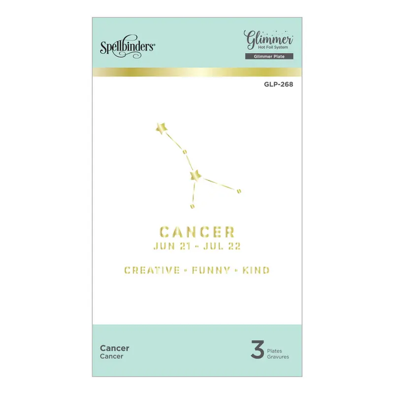 Spellbinders - Cancer Glimmer Hot Foil Plate