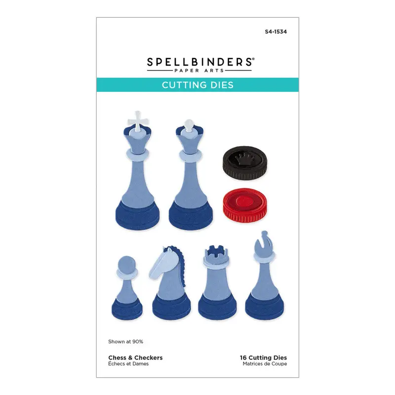 Spellbinders - Chess & Checkers Etched Dies