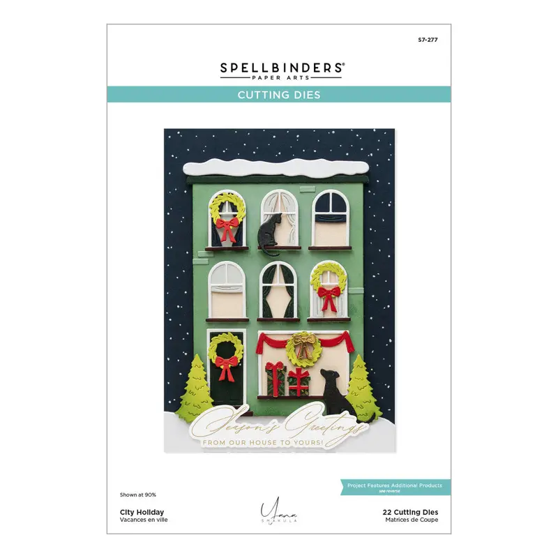 Spellbinders - City Holiday Etched Dies City Holiday