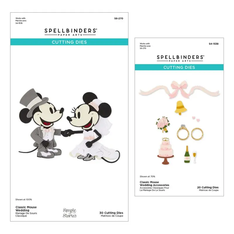 Spellbinders - Classic Mouse Wedding Die Bundle