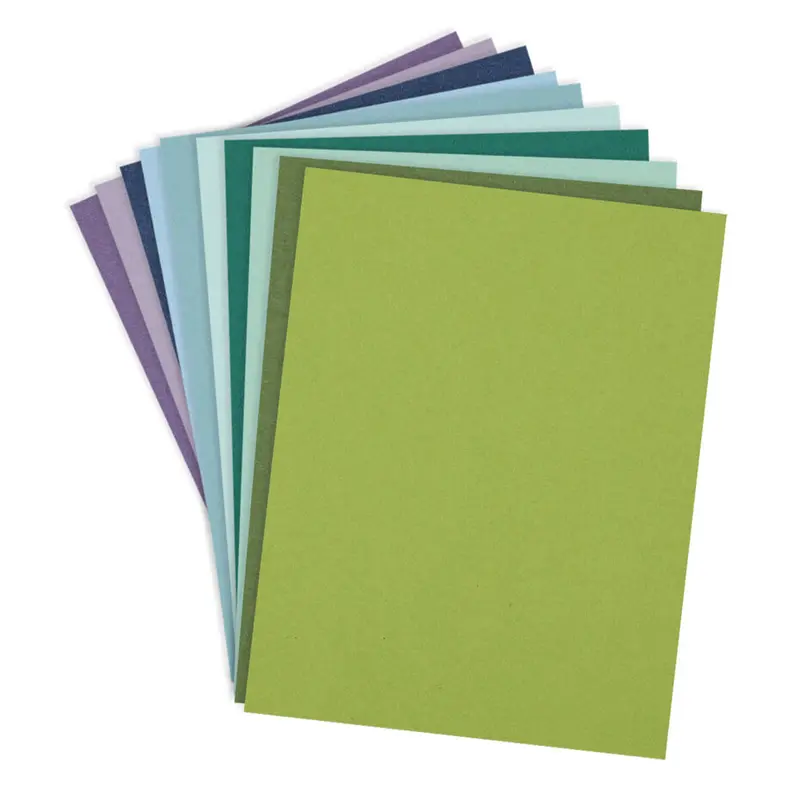 Spellbinders - Cool Assortment ColorWheel Cardstock 8.5x11 Inch (20 Sheets)