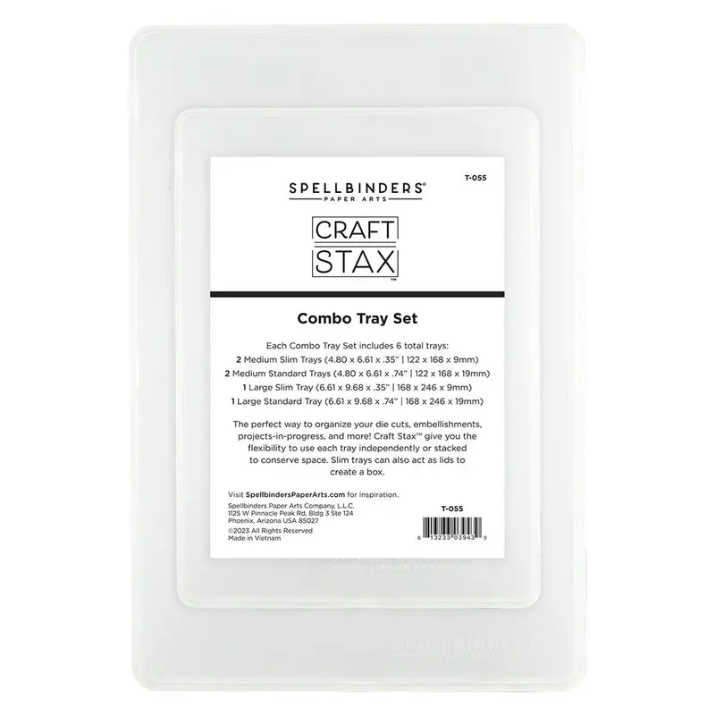 Spellbinders - Craft Stax Combo Tray Set (6pcs)