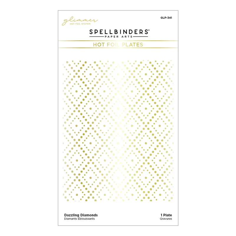 Spellbinders - Dazzling Diamonds Glimmer Hot Foil Plate
