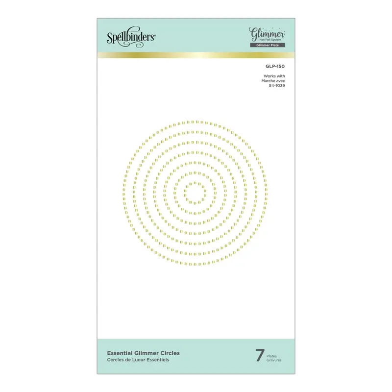 Spellbinders - Essential Glimmer Circles Hot Foil Plates