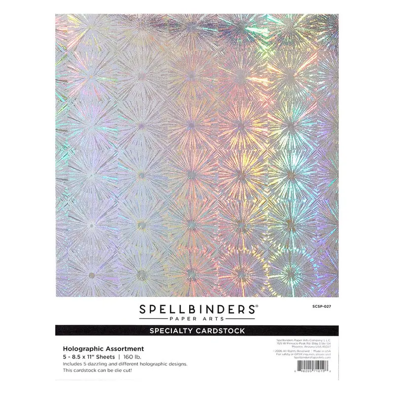 Spellbinders - Just Add Cake Assortment Holographic Specialty Cardstock