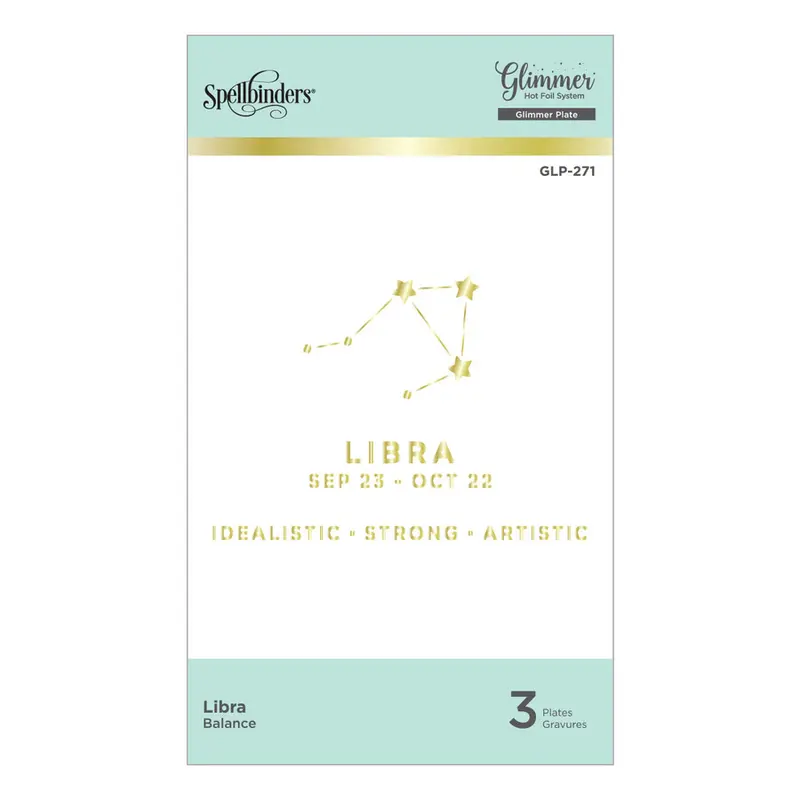 Spellbinders - Libra Glimmer Hot Foil Plate