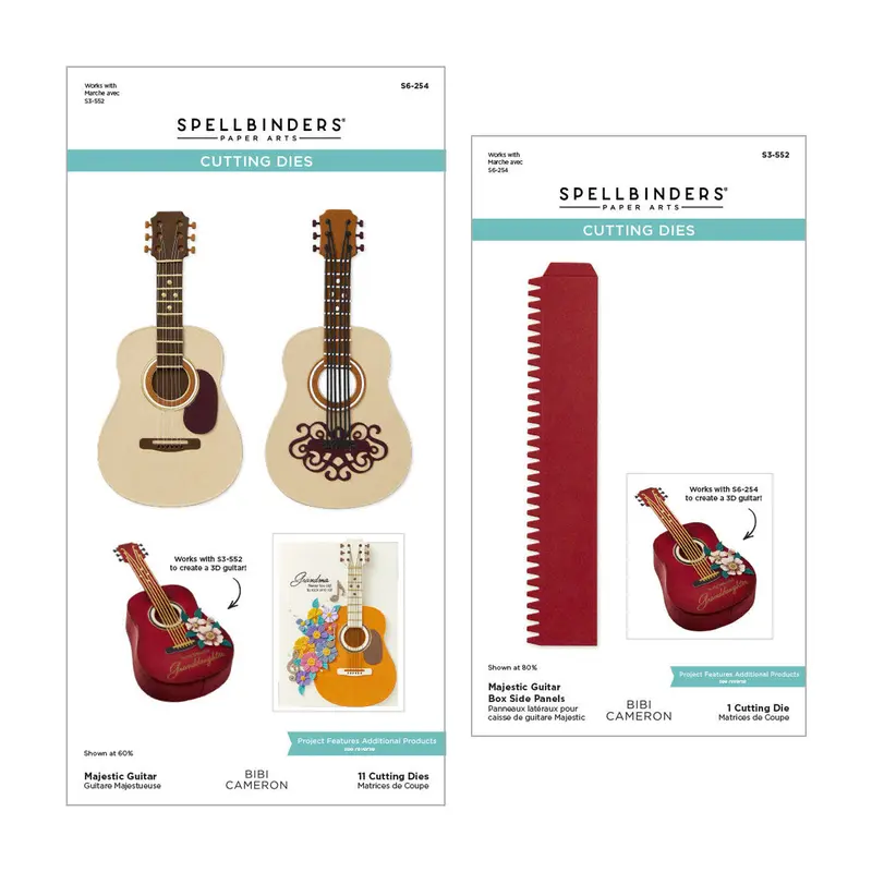 Spellbinders - Majestic Guitar Box Creator Bundle