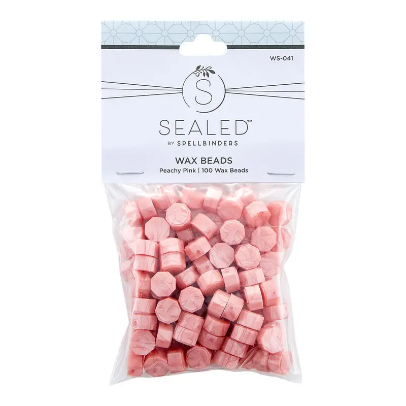 Spellbinders - Peachy Pink Wax Beads