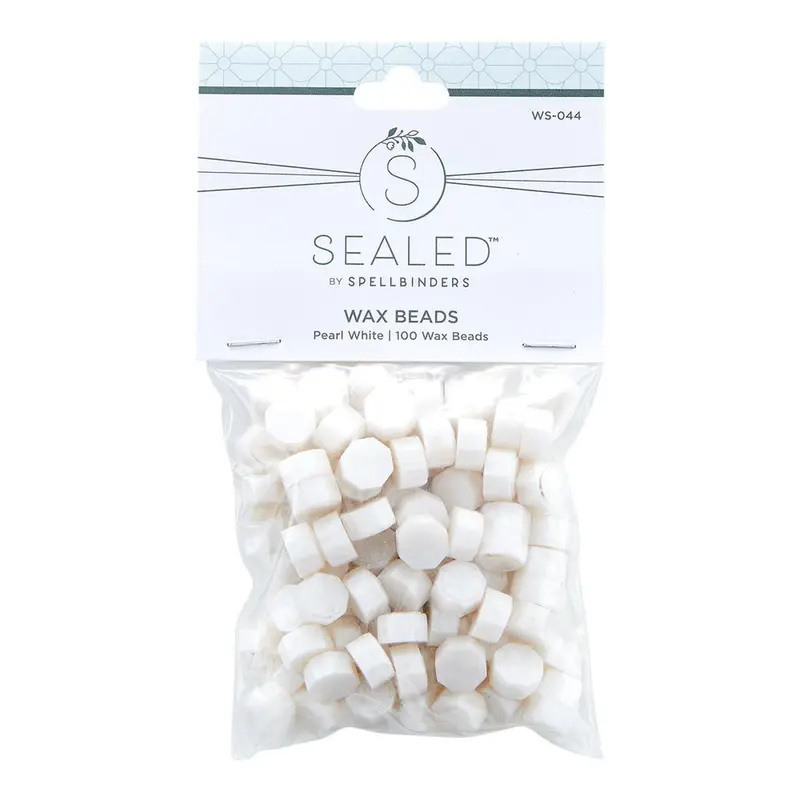 Spellbinders - Pearl White Wax Beads