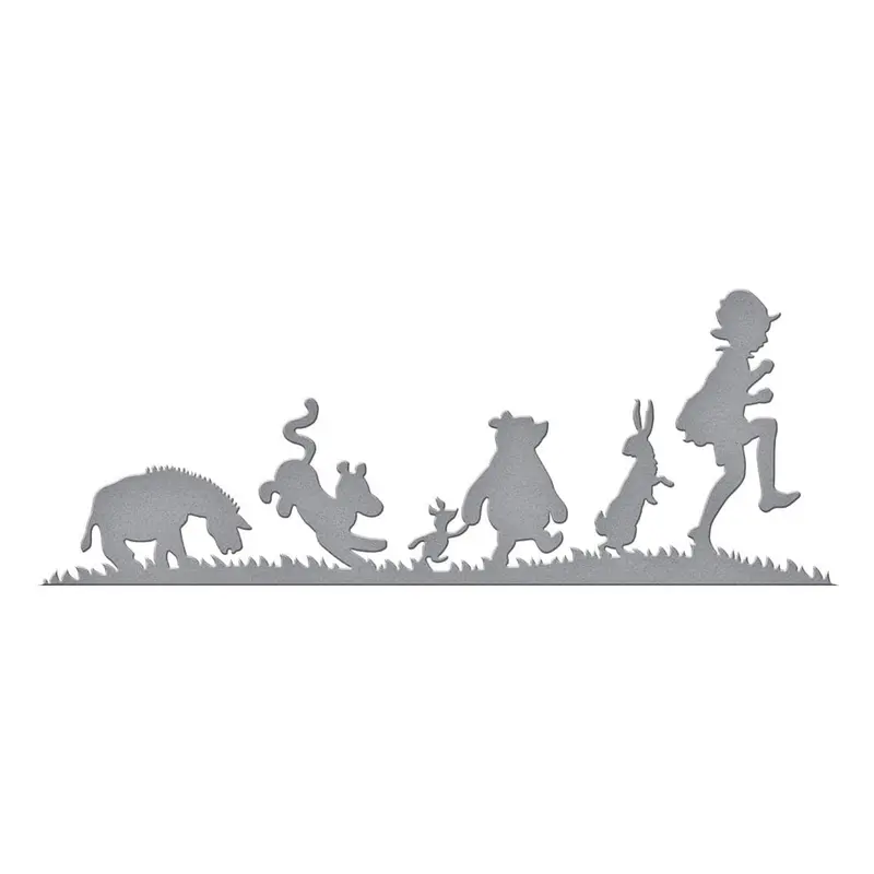 Spellbinders - Pooh & Friends Silhouette Etched Dies