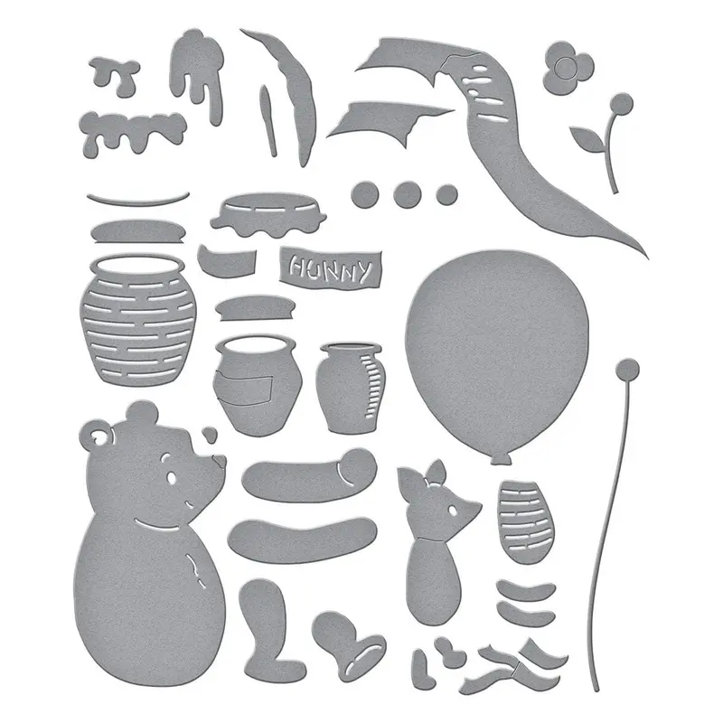 Spellbinders - Pooh & Piglet Etched Dies