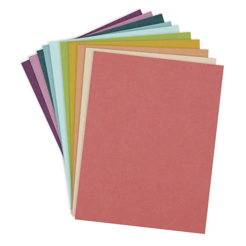 Spellbinders - Rainbow Hues Assortment ColorWheel Cardstock 8.5x11 Inch (20 Sheets)
