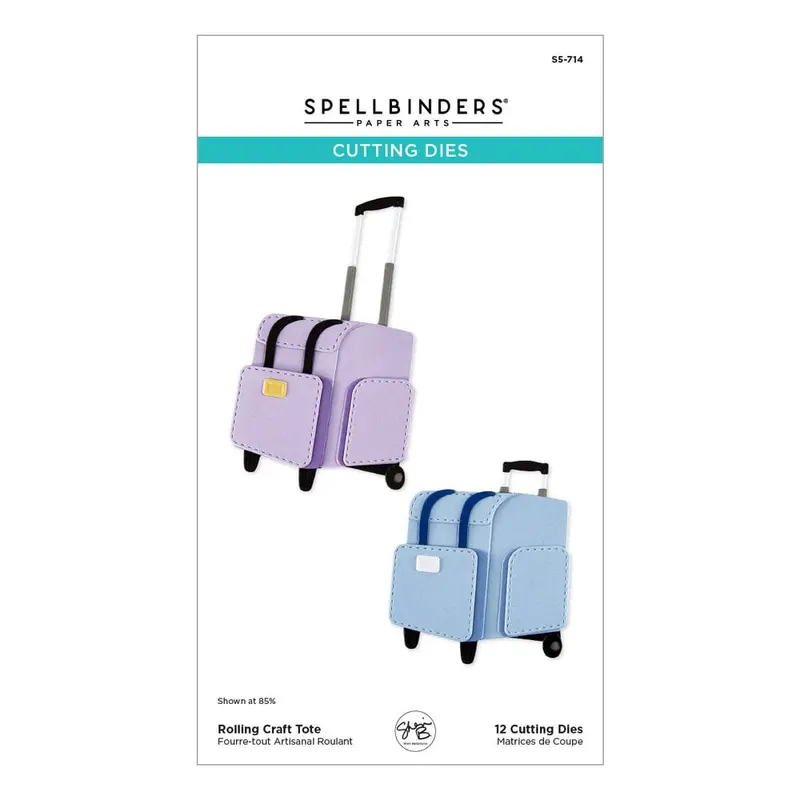 Spellbinders - Rolling Craft Tote Etched Dies
