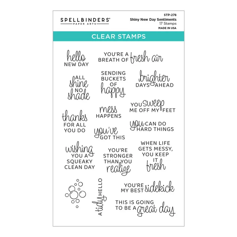 Spellbinders - Shiny New Day Sentiments