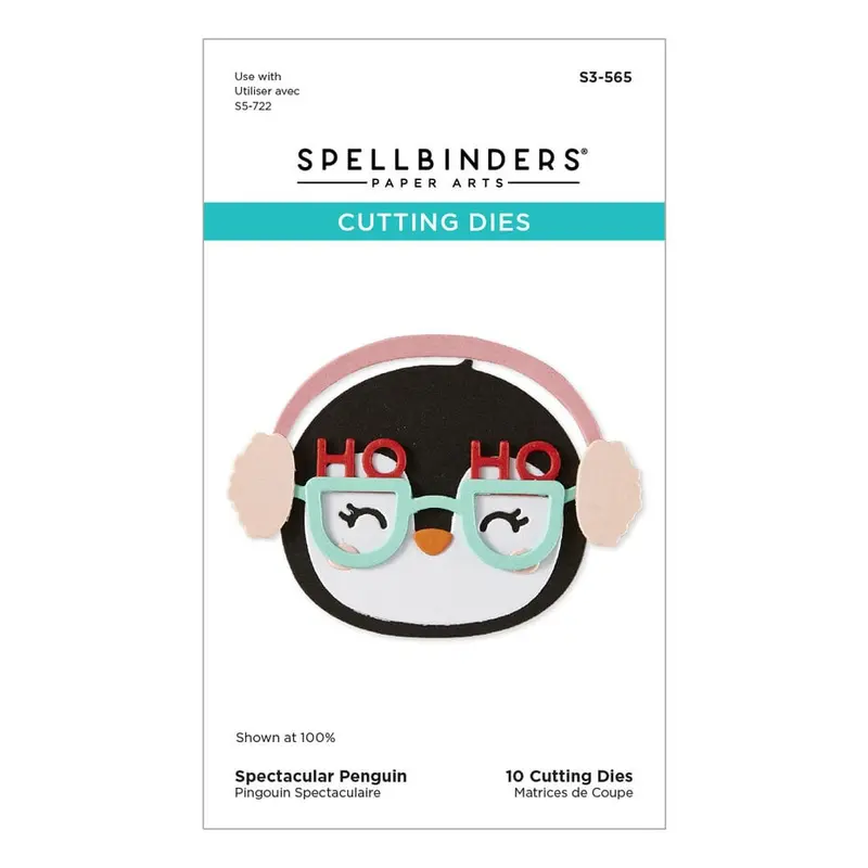 Spellbinders - Spectacular Christmas Etched Dies Penguin