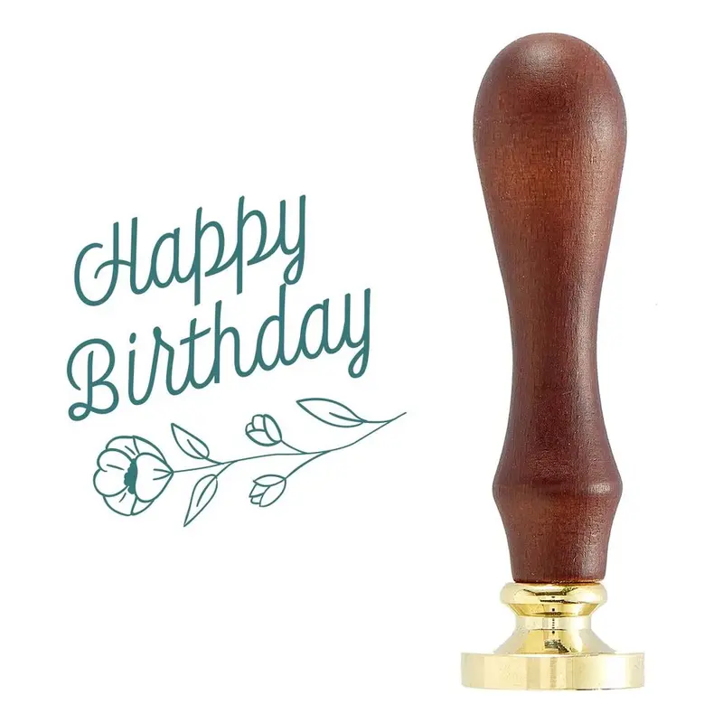 Spellbinders - Sweet Happy Birthday Wax Seal Stamp