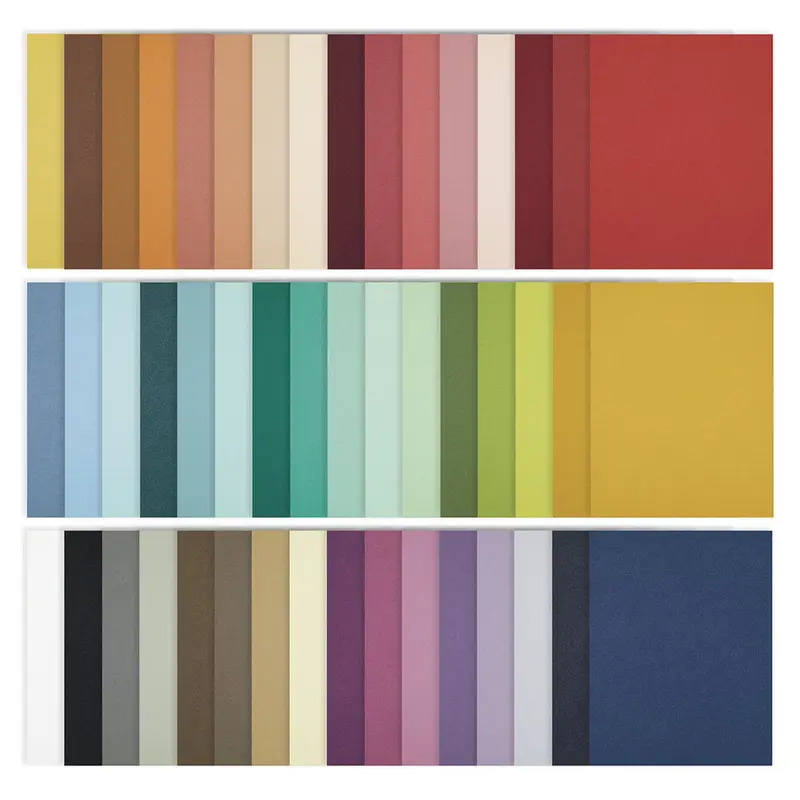 Spellbinders - The Full 48 ColorWheel Cardstock Pack 8.5x11 Inch (48 shades)