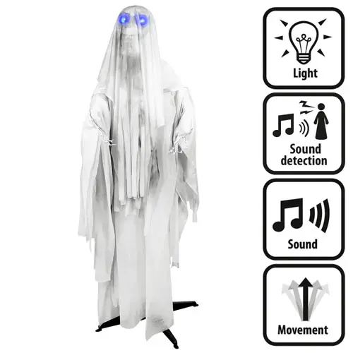 Spook jammerend 170cm, geanimeerd