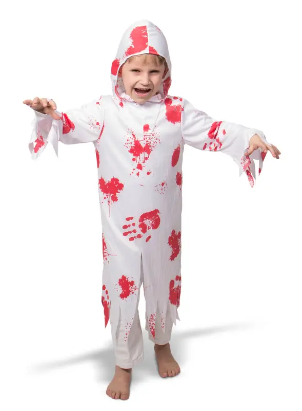 Spook met bloed mt. S (3-5 jaar)