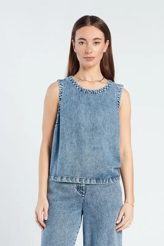 Spooq - Bekah top - Light blue