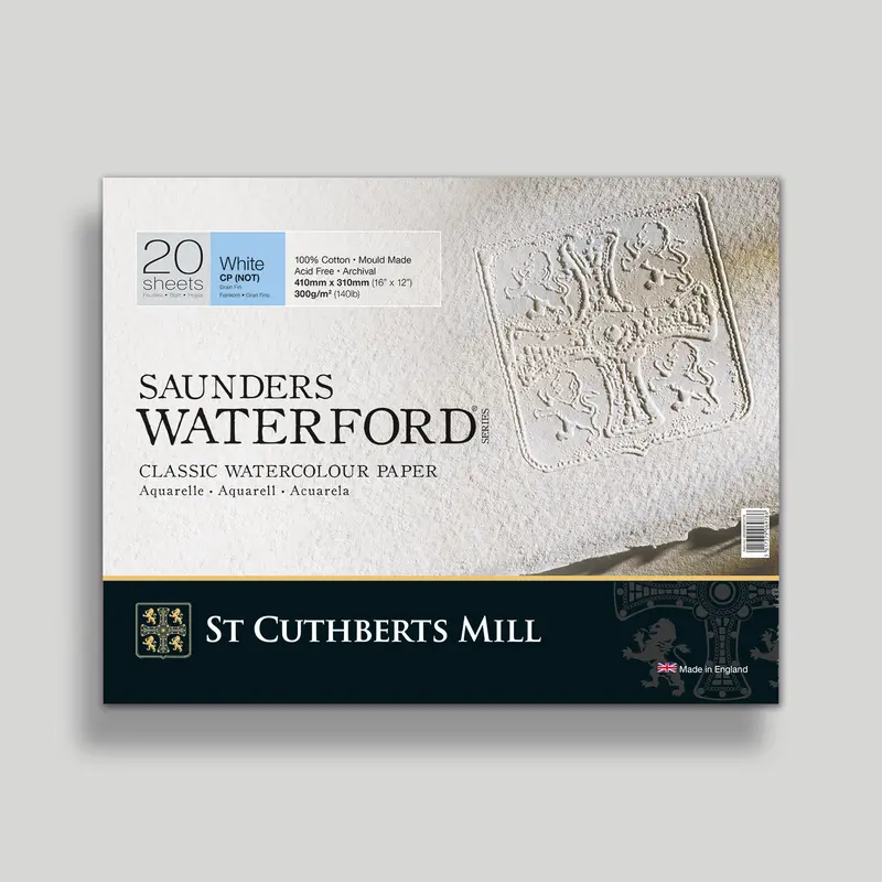 St. Cuthberts Saunders Waterford Cold pressed Wit 300g 41x31cm 20 vel