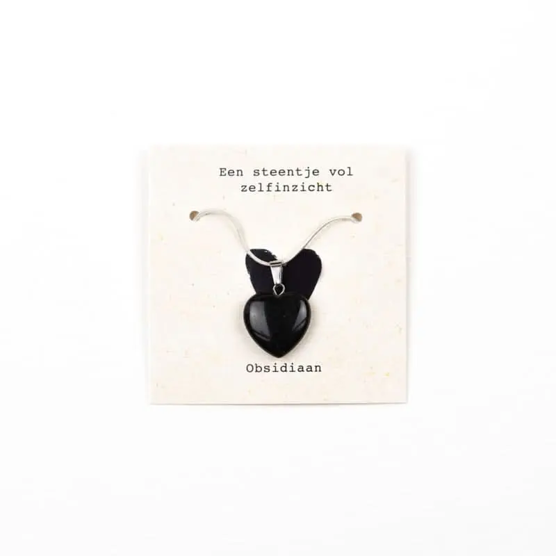 Steentje vol zelfinzicht- Obsidiaan