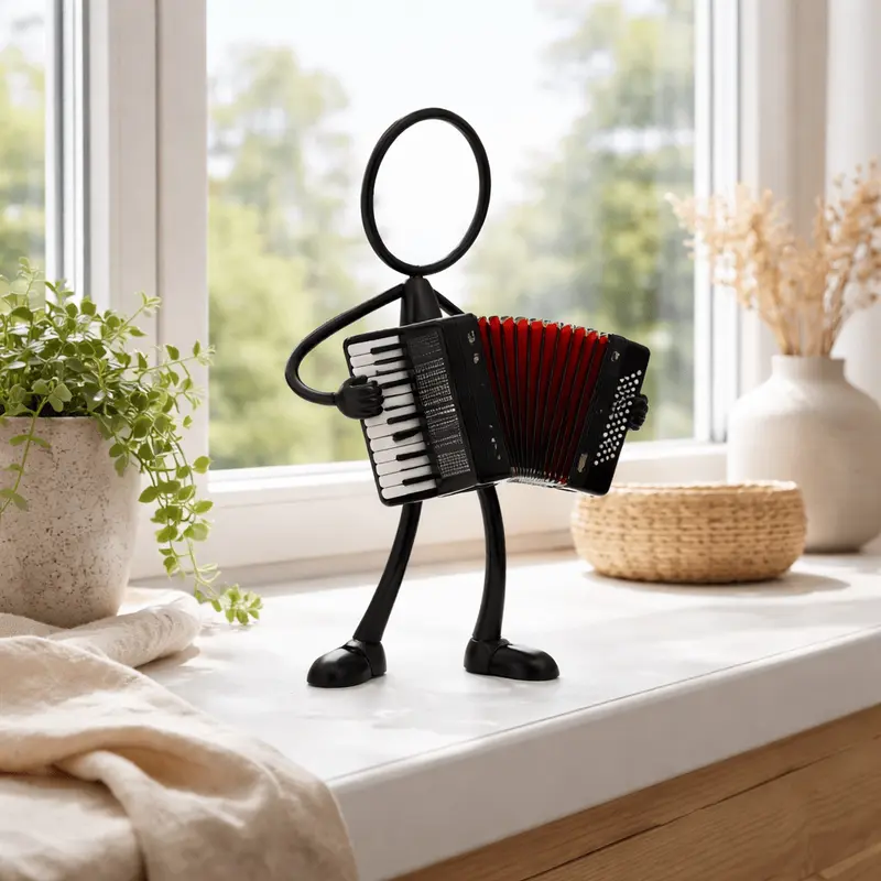 Stickyman Accordeonspeler – cadeau voor muzikant