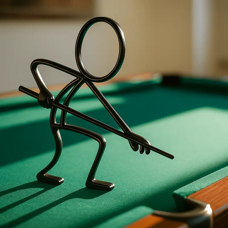 Stickyman Biljartspeler – cadeau voor biljartliefhebbers
